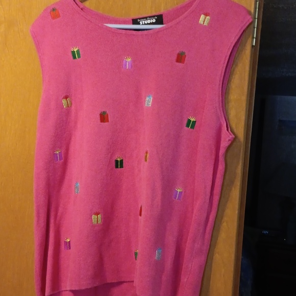 1x L/S and sleeveless cardigan Christmas set - Picture 3 of 5